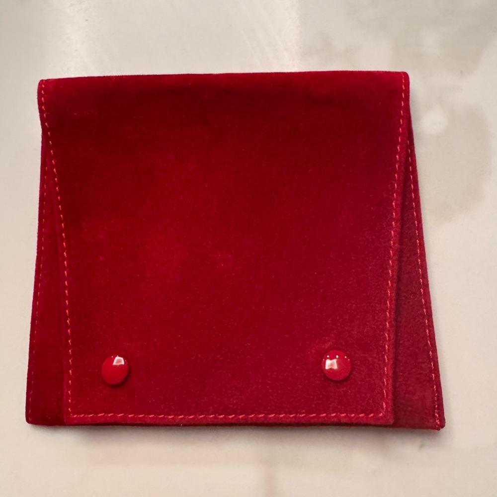 Authentic Cartier velvet travel jewelry pouch for bracelet, necklace, or watch - Picture 2 of 4